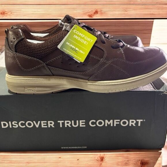 Nunn Bush Kore Walking Shoe Brown Size 8 Men’s - Picture 1 of 5